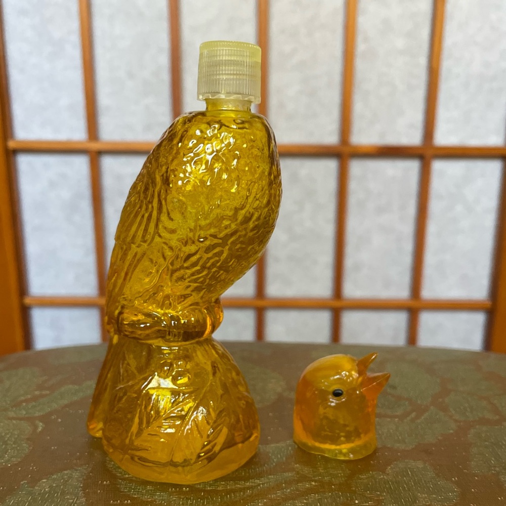 Vintage 70s Collectible Avon Budgie Perfume Bottle - Picture 3 of 11
